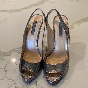 Stunning Metallic Slingback Heel